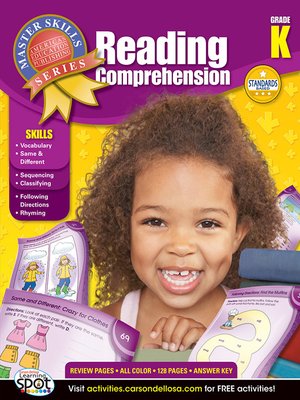 cover image of Reading Comprehension, Grade K